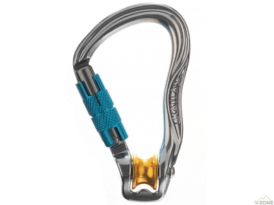 Карабин Kailas Rota Twist-lock Pulley Carabiner, Iron Gray (EC202A) - фото