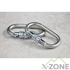 Карабин Kailas Oval Screw Gate Steel Carabiner, Silver (EC102) - фото