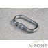 Карабин Kailas Oval Screw Gate Steel Carabiner, Silver (EC102) - фото