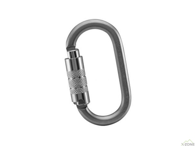 Карабін Kailas Oval Triple Lock Gate Steel Carabiner, Silver (EC102B) - фото