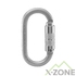 Карабін Kailas Oval Twist Lock Gate Steel Carabiner, Silver (EC102B) - фото