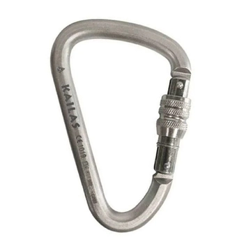 Карабін Kailas Equ Screw Gate Steel Carabiner, Silver (EC203) - фото