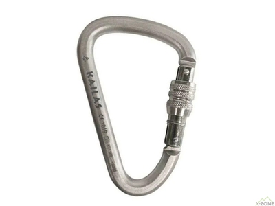 Карабин Kailas Equ Screw Gate Steel Carabiner, Silver (EC203) - фото