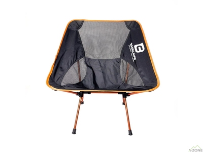 Кемпинговое кресло BaseCamp Compact, 50x58x56 см, Black/Orange (BCP 10306) - фото