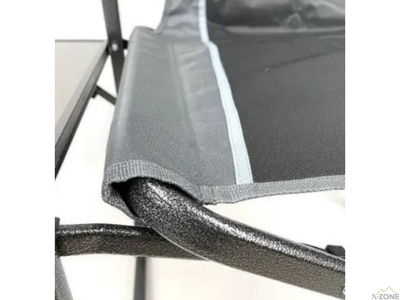 Крісло кемпінгове BaseCamp Rest, 41х61х92 см, Grey/Black (BCP 10509) - фото