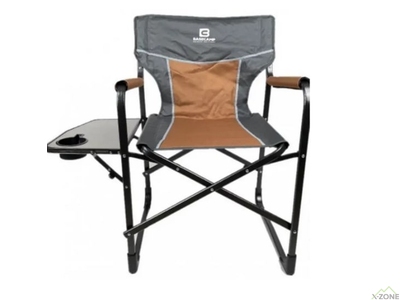 Крісло кемпінгове BaseCamp Rest, 41х61х92 см, Grey/Brown (BCP 10508) - фото