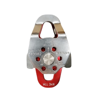 Подвійний блок-ролик Kailas Effy Steel Rescue Small Pulley, Silver (EP103D) - фото