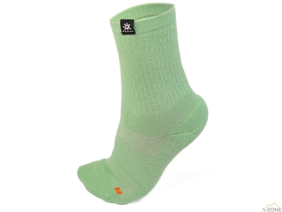 Термошкарпетки Kailas Mid Cut Lightweight Trekking Socks Unisex, Fig Green - фото