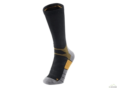 Шкарпетки для трекінга Kailas Mid-cut Heavy Duty Trekking Socks Men's, Black - фото