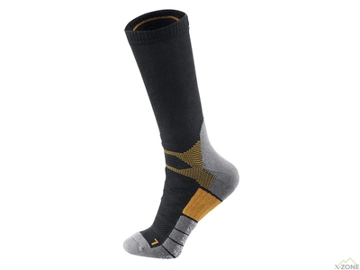 Шкарпетки для трекінга Kailas Mid-cut Heavy Duty Trekking Socks Men's, Black - фото