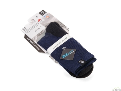 Носки для трекинга Kailas Mid-cut Heavy Duty Trekking Socks Men's, Dark Blue - фото