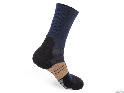 Носки для трекинга Kailas Mid-cut Heavy Duty Trekking Socks Men's, Dark Blue - фото