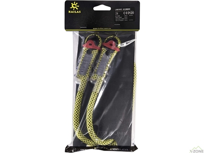 Самостраховка Kailas Dynamic Lanyard 160cm, Yellow (KE451001D) - фото