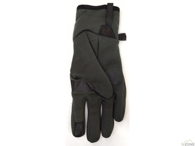 Перчатки флисовые Kailas Polartec Fleece Gloves Men's, Grayish Green - фото