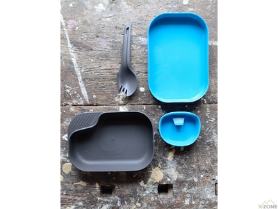 Набор посуды Wildo Camp-A-Box Basic, Light Blue - фото
