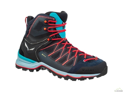 Черевики жіночі Salewa WS MTN Trainer Lite MID GTX, Blue premium navy/Blue fog - фото