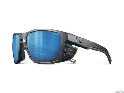 Солнцезащитные очки Julbo Shield Spectron 3, Black/Blue - фото