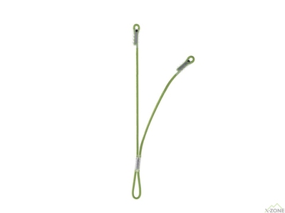 Самостраховка Kailas Y Shape Long-short Dynamic Lanyard 70/95 см, Green (KE452002A) - фото