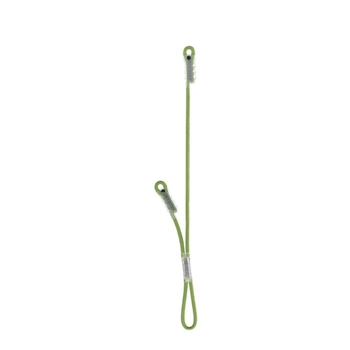 Самостраховка Kailas Y Shape Long-short Dynamic Lanyard 70/95 см, Green (KE452002A) - фото