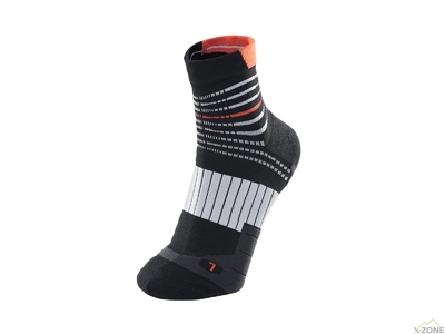 Шкарпетки для бігу жіночі Kailas Low-cut Polygiene Trail Running Socks Women's, Charcoal - фото