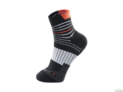 Шкарпетки для бігу жіночі Kailas Low-cut Polygiene Trail Running Socks Women's, Charcoal - фото