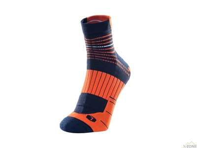 Носки для бега Kailas Low-cut Polygiene Trail Running Socks Men's, Midnight Blue - фото