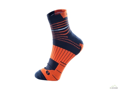 Шкарпетки для бігу Kailas Low-cut Polygiene Trail Running Socks Men's, Midnight Blue - фото