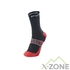 Носки беговые Kailas Mid Cut Trail Running Socks Men's, Black/Halo Red - фото