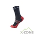Шкарпетки бігові Kailas Low-cut Lightweight Hiking Socks Men's, Black/Halo Red - фото