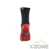 Носки беговые Kailas Mid Cut Trail Running Socks Men's, Black/Halo Red - фото