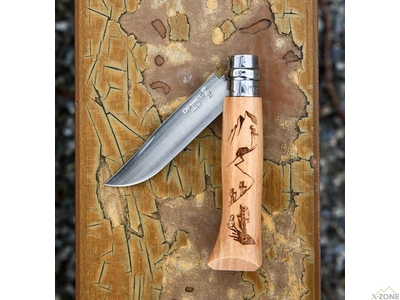 Нож складной Opinel №8 VRI Hiking - фото