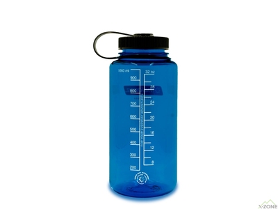 Фляга для воды Nalgene Wide Mouth Sustain Water Bottle 1L, Slate Blue - фото