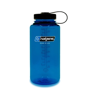 Фляга для воды Nalgene Wide Mouth Sustain Water Bottle 1L, Slate Blue - фото