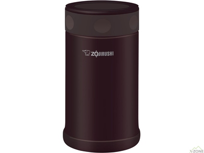 Пищевой термоконтейнер Zojirushi 0.75L, Dark Brown (SW-FCE75TD) - фото