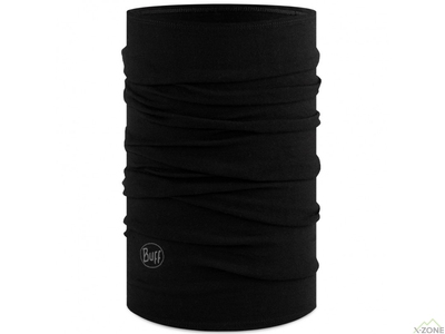 Вовняний бафф Buff Midweight Merino Wool, Solid Black (BU 113023.999.10.00) - фото