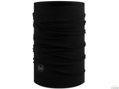 Вовняний бафф Buff Midweight Merino Wool, Solid Black (BU 113023.999.10.00) - фото