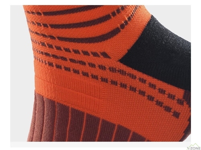 Шкарпетки для бігу Kailas Low-cut Polygiene Trail Running Socks Men's, Orange - фото