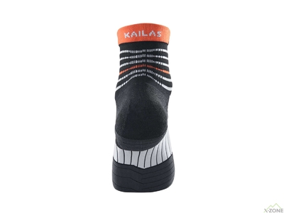 Шкарпетки жіночі Kailas Low-cut Polygiene Trail Running Socks Women's, Black Gray - фото