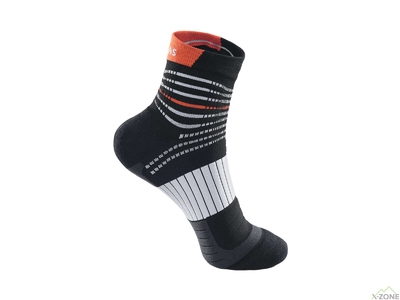 Шкарпетки жіночі Kailas Low-cut Polygiene Trail Running Socks Women's, Black Gray - фото