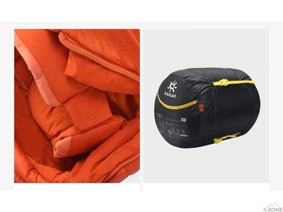 Спальник Kailas Camper-5 Insulated Sleeping Bag М, Orange - фото