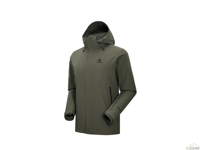 Мембранна куртка Kailas CangShan 3-in-1 Hardshell Jacket Men's, Deep Moss Green (KG2341118) - фото