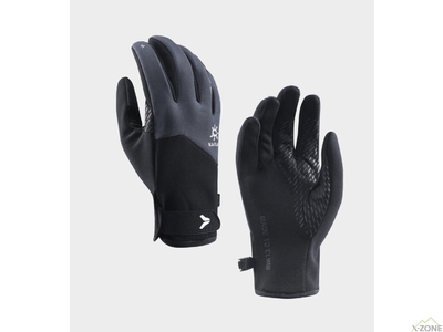 Рукавички бігові Kailas Windproof Trail Running Gloves Men's, Morandi Gray (KM2368102) - фото