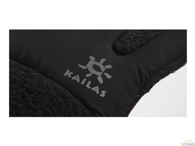 Перчатки мужские Kailas Windproof Berber Fleece Gloves Men's, Black (KM2364104) - фото