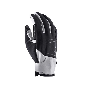 Рукавички жіночі Kailas Wind Master II Windproof Gloves Women's, Black/Mist Gray (KM2364201) - фото