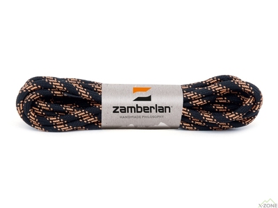 Шнурки Zamberlan Laces (125-205 cm), Black/Orange - фото