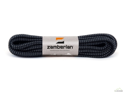 Шнурки Zamberlan Laces (125-205 cm), Black/Grey - фото