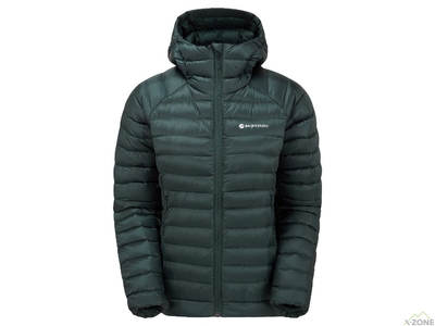 Кофта пуховая Montane Women's Anti-Freeze Packable Hooded Down Jacket, Deep Forest - фото