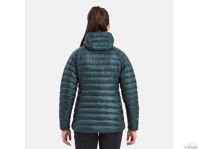 Кофта пухова Montane Women's Anti-Freeze Packable Hooded Down Jacket, Deep Forest - фото