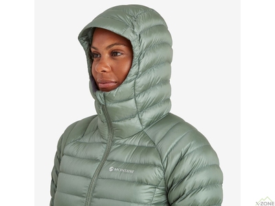 Кофта пухова Montane Women's Anti-Freeze Packable Hooded Down Jacket, Deep Forest - фото