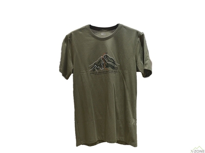 Футболка чоловіча Kailas Cotton T-shirt Men's, Deep Moss Green - фото